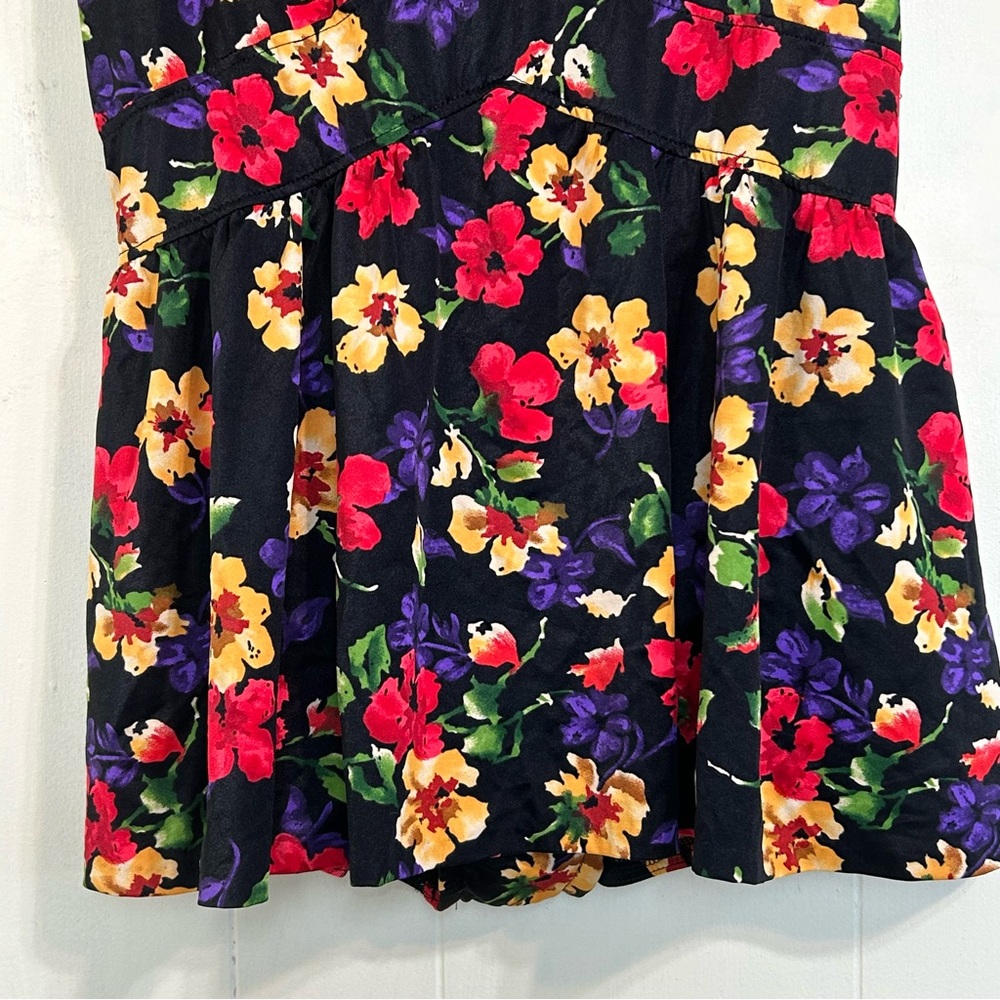 Westbound Beach Summer Swimwear Floral One Piece Skirt Swimsuit Size 24. - Picture 5 of 14